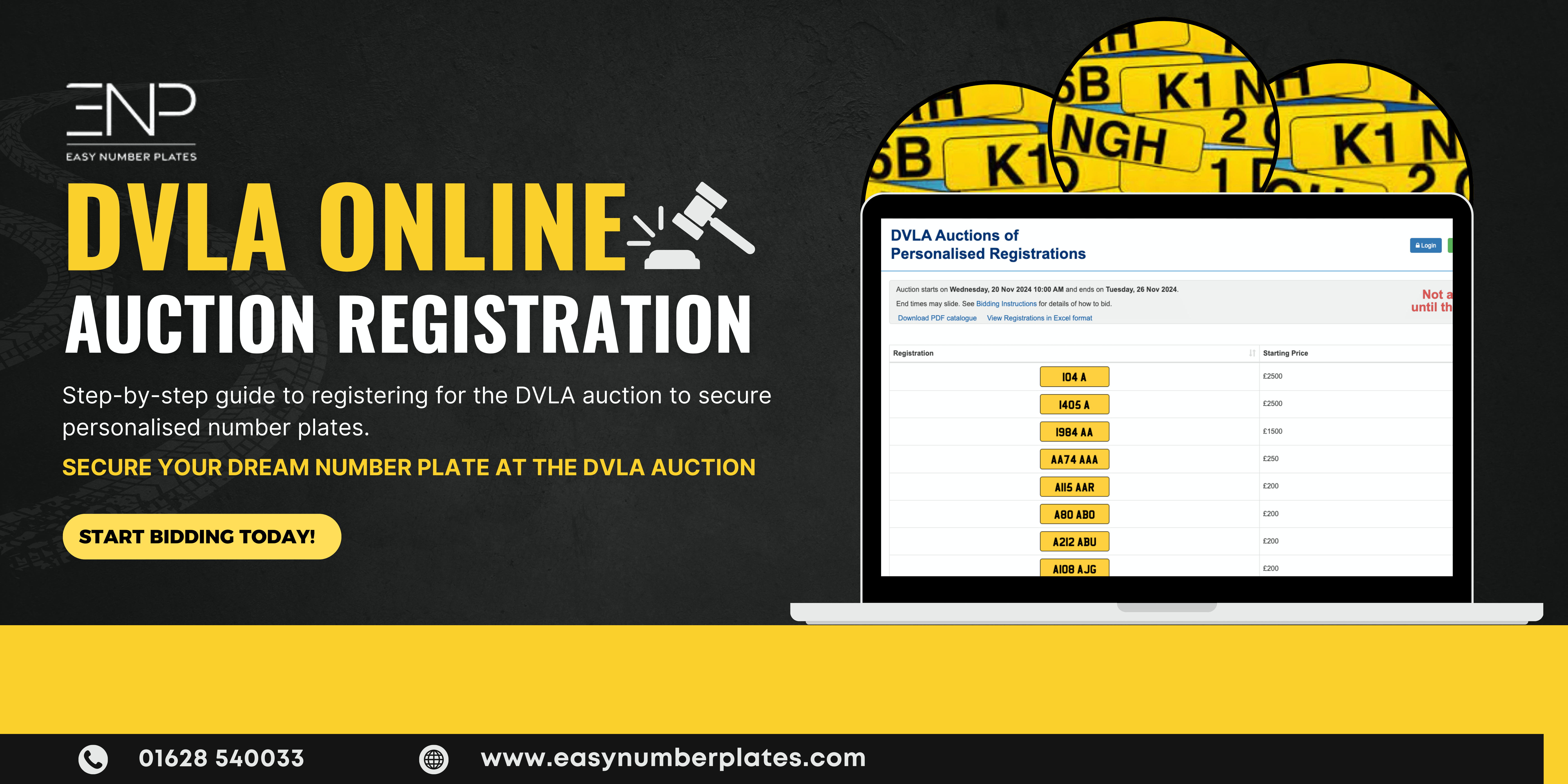 DVLA Auction 2024/2025